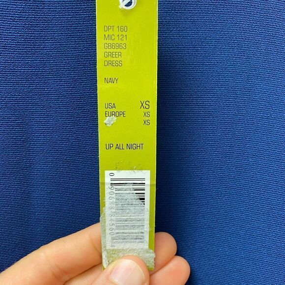 Gianni bini Greer navy drop waist mini dress - Picture 5 of 8